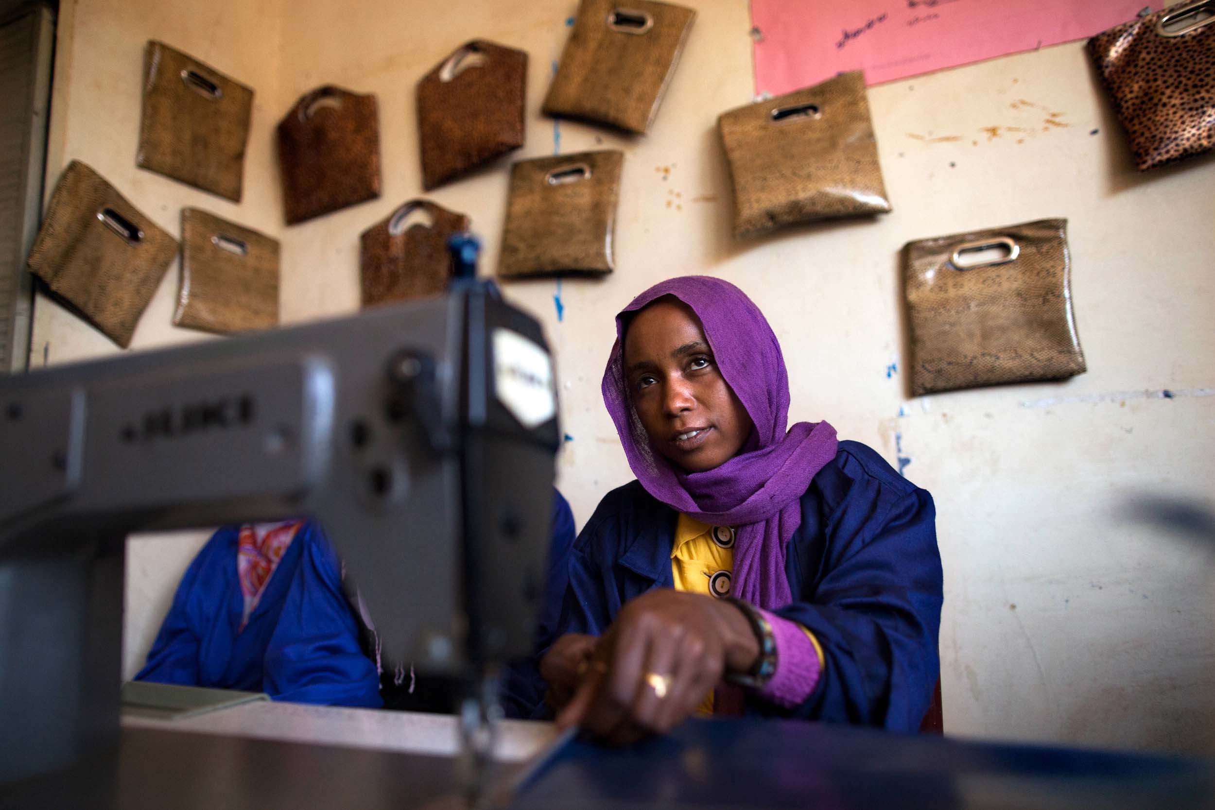 Training for youth Vocational training on sewing