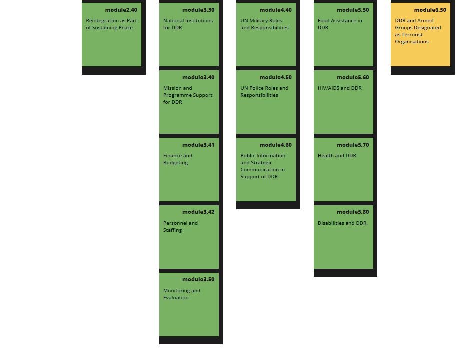 IDDRS modules 2 - screenshot IDDRS modules part 2